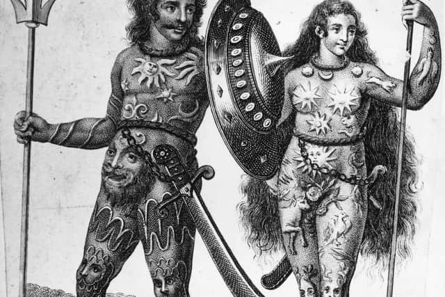 A mid-18th Century depiction of the Picts, who emerged in the north and east of Scotland during the time of Roman  and whose culture lasted more than 500 years. PIC: Hulton/Archive/Getty