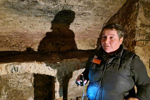 Linda Bates tells a good tale in the Blair Street Vaults