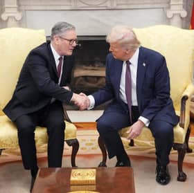 Keir Starmer is trying to work with Donald Trump to counter US tariffs.