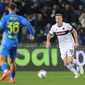 Lewis Ferguson in action for Bologna against Empli last night. Cr: Getty Images.