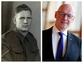 Corporal Thomas Hunter VC and First Minister John Swinney