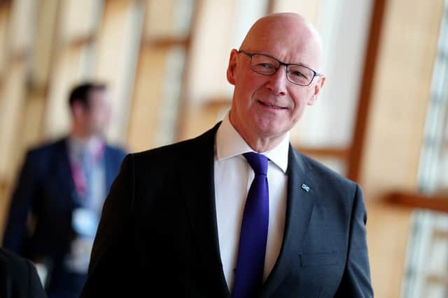 First Minister John Swinney