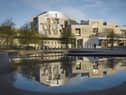 A general view of the Scottish Parliament building in Edinburgh