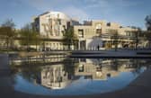 A general view of the Scottish Parliament building in Edinburgh