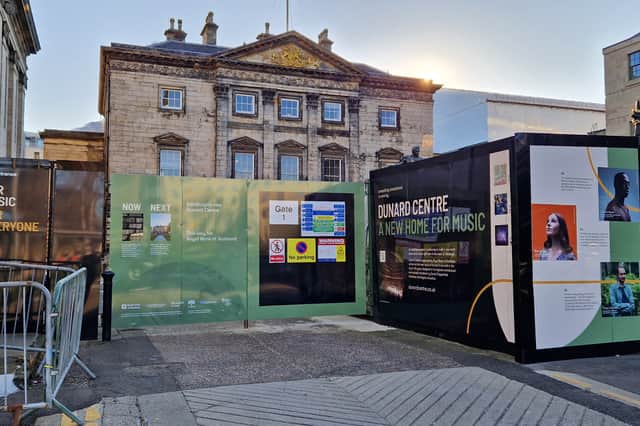 The Dunard Centre construction site
