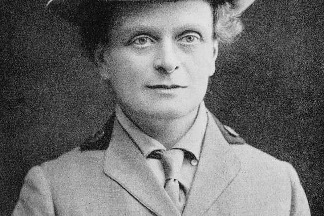 Dr Elsie Inglis, the pioneering midwife and surgeon, who is to be immortalised with a statue on the Royal Mile. A row has erupted over the appointment of the sculptor and his design, with 17 members of Dr Inglis' family coming out in support of his work. CC