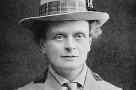 Dr Elsie Inglis, the pioneering Edinburgh midwife and surgeon, who is to be immortalised with a statue on the Royal Mile. A row has erupted over the appointment of the sculptor and his design, with 17 members of Dr Inglis' family coming out in support of his work. CC