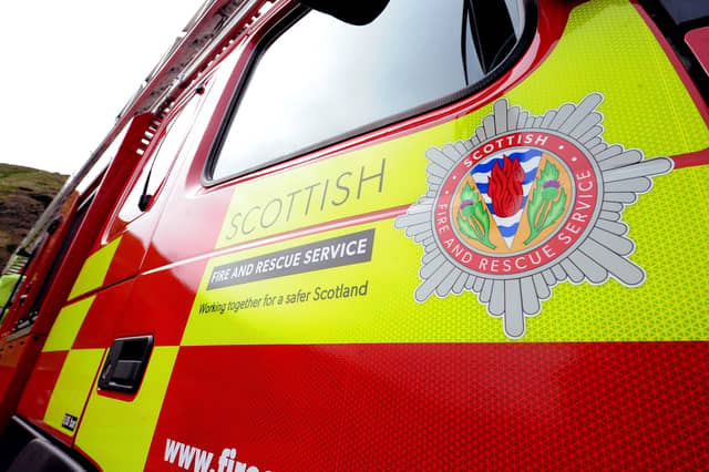 Emergency services are battling a wildfire near Port of Monteith