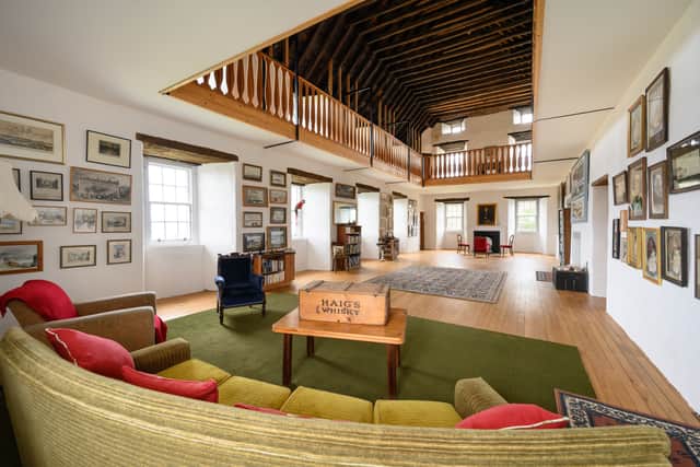 The castle has undergone several major restoration projects, transforming it into a modern, six-bedroom home with period charm. 