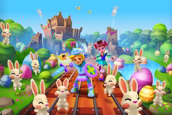 Subway Surfers has travelled to Edinburgh for Easter. 