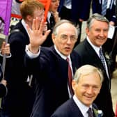 Donald Dewar and David Steel arrive at the opening of the Scottish Parliament in July 1999 (Picture: Ian Stewart)
