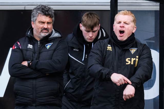 Neil Lennon's Dunfermline team lost at home to Hamilton.