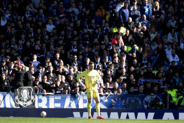 Rangers goalkeeper Jack Butland made another mistake.