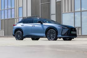 The Lexus RZ series has striking styling, and looks great from most angles