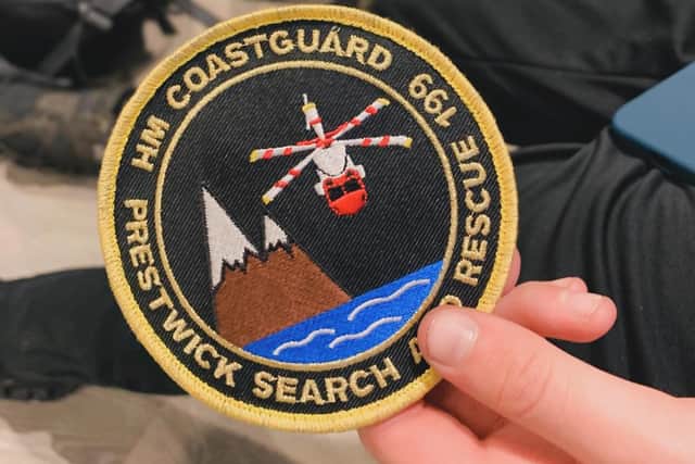 The group were rescued by HM Coastguard Prestwick Search and Rescue 