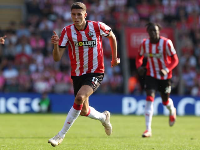 Ross Stewart made his return for Southampton after a five month injury layoff. Cr: Getty Images.