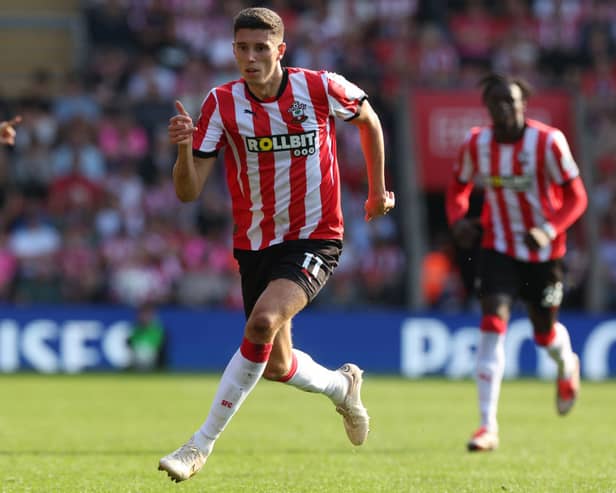Ross Stewart made his return for Southampton after a five month injury layoff. Cr: Getty Images.