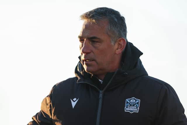 Glasgow Warriors' head coach Franco Smith before the Investec Champions Cup victory over Leicester Tigers at Scotstoun Stadium. (Photo by Ewan Bootman / SNS Group)