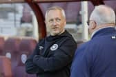 Hearts head coach Neil Critchley needs a win over Motherwell this weekend to be sure of a top six place in the Scottish Premiership - although a draw may be enough if St Mirren fail to win.  (Photo by Mark Scates / SNS Group)