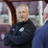 Hearts head coach Neil Critchley knows a win over Motherwell this weekend wil secure a place in the top six of the Scottish Premiership.  (Photo by Mark Scates / SNS Group)