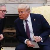 Keir Starmer's efforts to charm Donald Trump may have put him in a position to be a global peacemaker as a full-blown global trade war looms (Picture: Carl Court/pool)