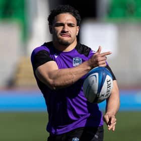 Sione Tuipulotu is back training with Glasgow Warriors.