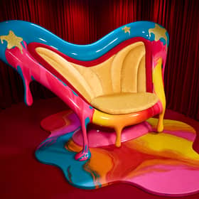 This is what the Diary Room chair at the Celebrity Big Brother house looks like for 2025
