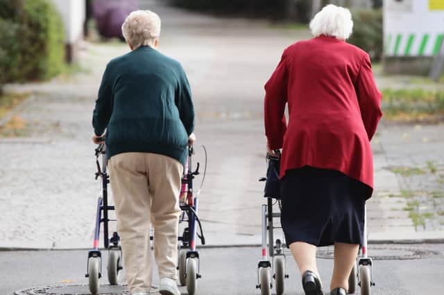 Elderly people tend to use public services like the NHS more than younger ones (Picture: Sean Gallup)