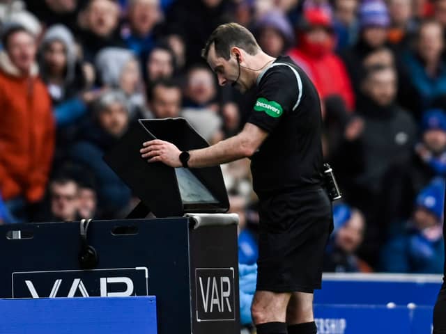 Alan Muir will no longer serve as a VAR official with the Scottish FA. (Photo by Rob Casey / SNS Group)