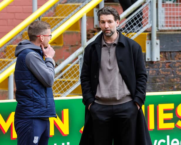 Charlie Mulgrew (centre) has stepped down as Kelty Hearts after just 11 matches in charge. (Photo by Mark Scates / SNS Group)