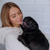 Some dogs just can't get enough snuggles and cuddles.