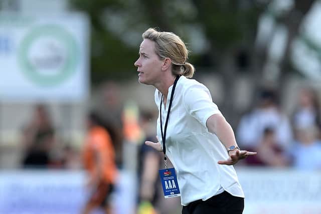 New Scotland Women head coach Melissa Andreatta.