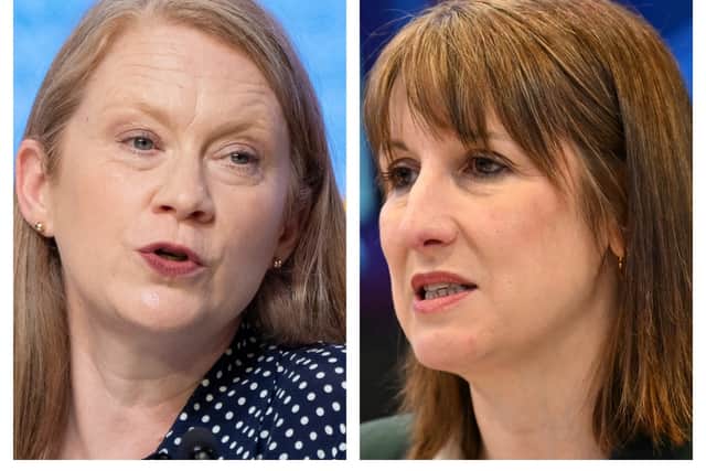 Scottish Social Justice Secretary Shirley-Anne Somerville and UK Chancellor Rachel Reeves