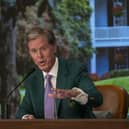 Fred Ridley, Chairman of Augusta National Golf Club and the Masters Tournament, speaks to the media at Augusta National Golf Club on Wednesday