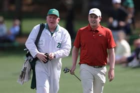 Bob MacIntyre had dad Dougie caddying for him in the Par 3  Contest at Augusta National Golf Club on Wednesday 