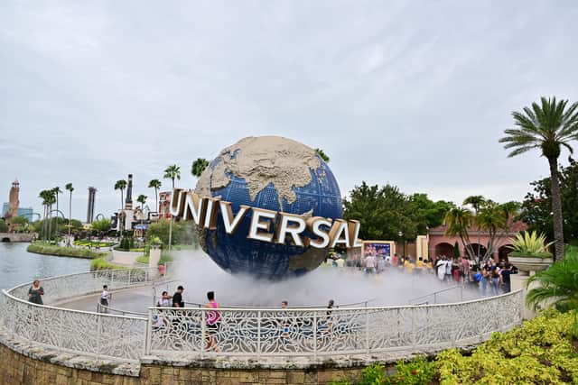 A general view of the Universal Studios Globe in Orlando, Florida. Picture: Getty Images
