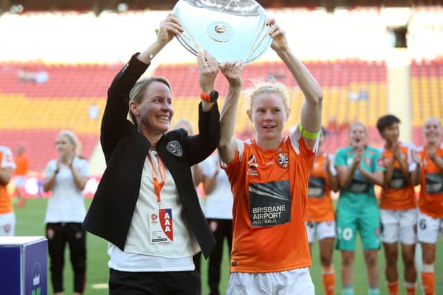 Melissa Andreatta during her time with Brisbane Roar.