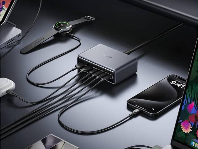 Anker's 200w desktop charging station can charge up to six devices simultaneously 