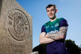 Dylan Levitt at the Hibs training centre. (Photo by Ross Parker / SNS Group)