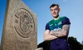 Dylan Levitt at the Hibs training centre. (Photo by Ross Parker / SNS Group)