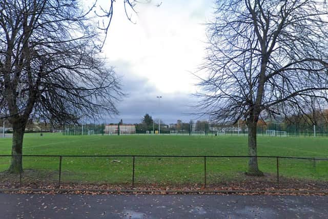 Argyll Park in Alexandria, where the attack took place