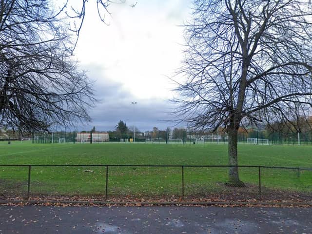 Argyll Park in Alexandria, where the attack took place