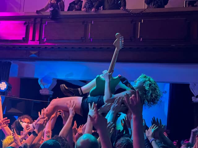 Lambrini Girls played a sold out gig at Glasgow St Luke's this week.