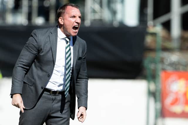 Brendan Rodgers was not happy with Celtic's performance against St Johnstone.
