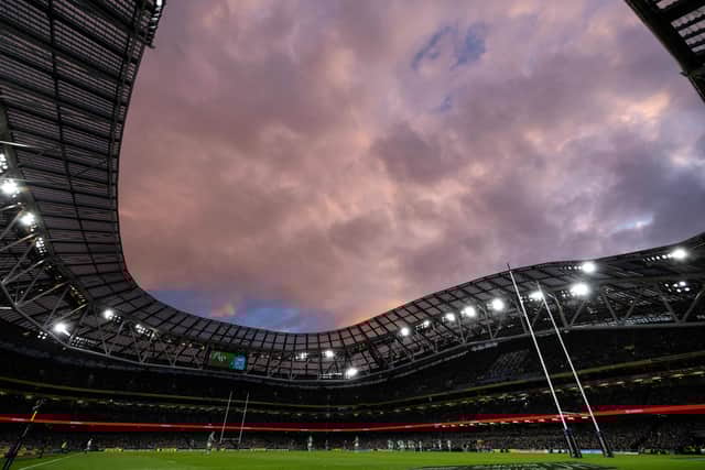 The match will be played at the Aviva Stadium in Dublin.