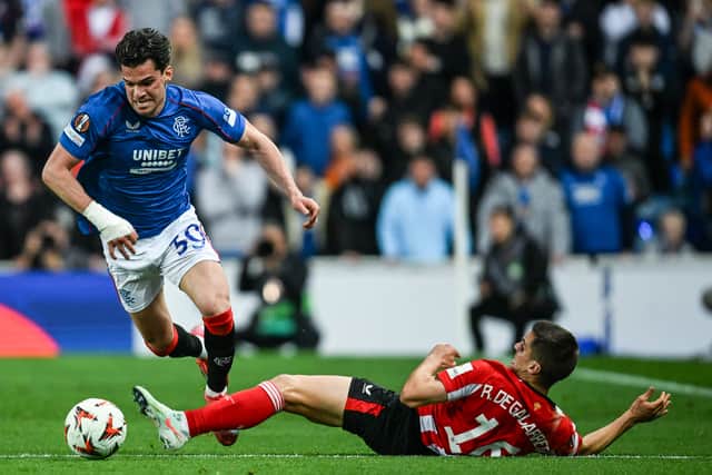 Ianis Hagi played for Rangers against Athletic Bilbao on Thursday.
