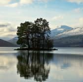 Loch Tay with Ben Lawers in the background. The motorcyclist was killed on the A827, which runs the length of the loch, near the village of Lawers.