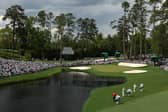 The hole location at the 16th for the final round of the 89th Masters marked a milestone occasion