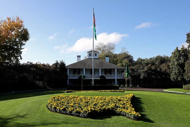 A general view of the Augusta National clubhouse, where Bryson DeChambeau spent a lot of time during his first visit as an amateur in 2016 