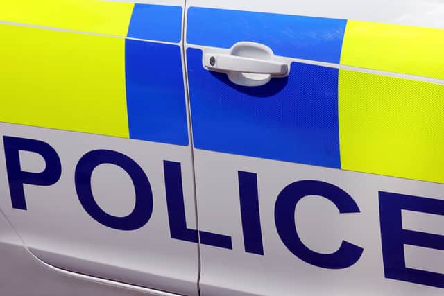 The motorcyclist is fighting for their life after the collision